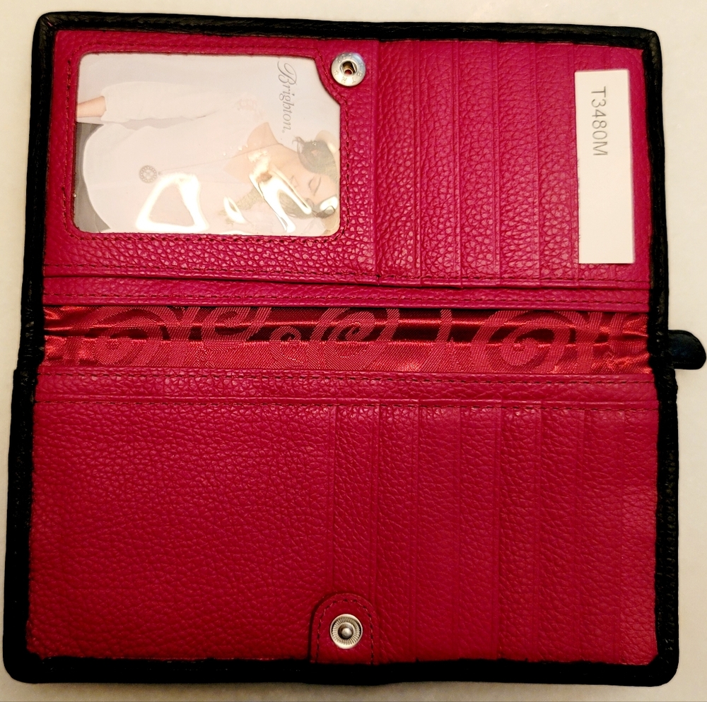 NWT Brighton Uptown Girl Tom Clancy Signed Women's Wallet Fashion Illustration - Picture 7 of 9